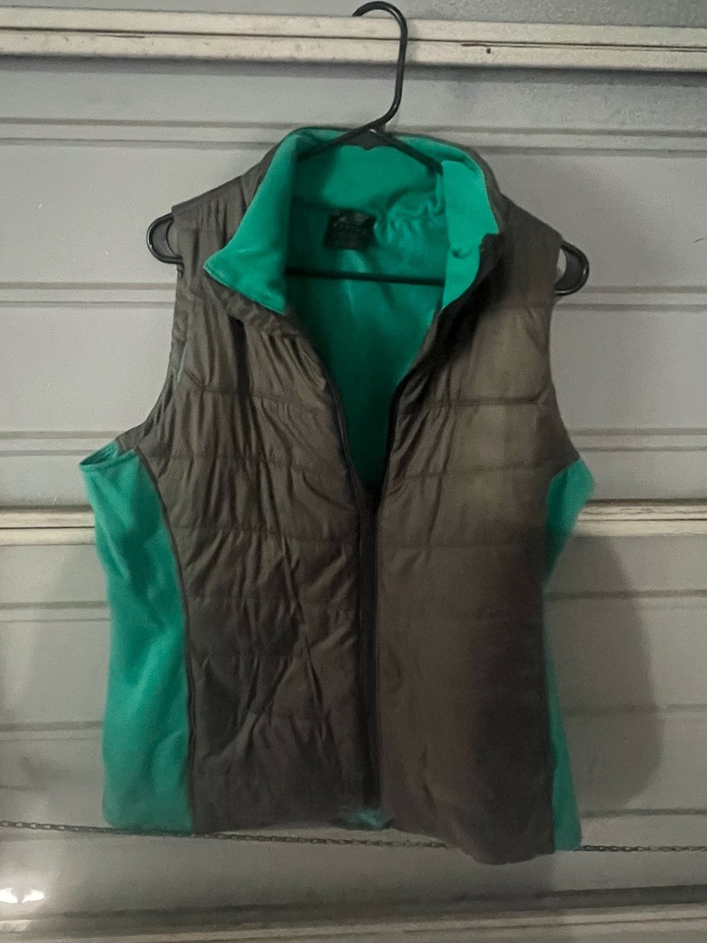 Oakley Brown and Teal Quilted Women's Vest